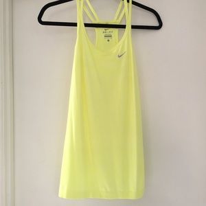 NIKE TANK TOP Size S Color: YELLOW
